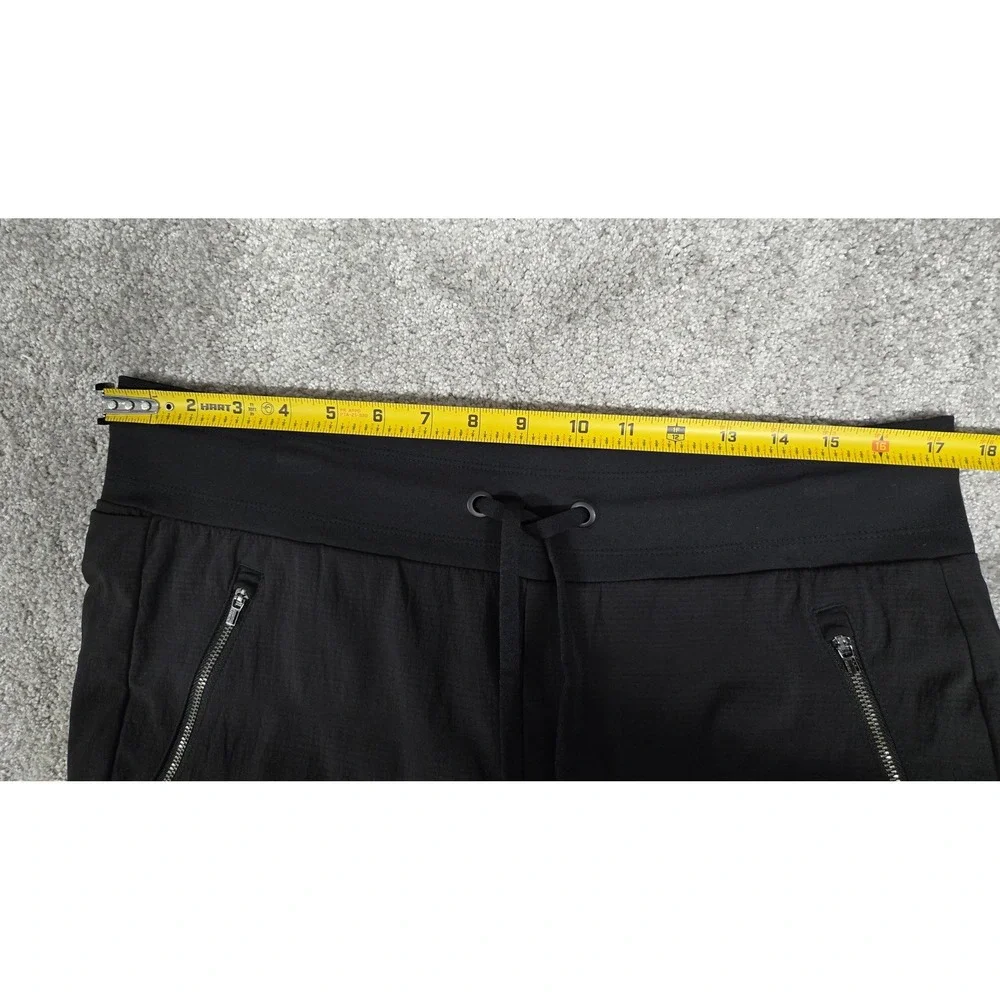 Athleta Trekkie North Jogger Pants Hiking Travel Activewear‎ Black Women's Sz 12